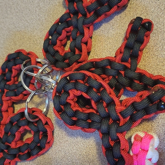 Awareness ribbon paracord keychains - Picture 7 of 10